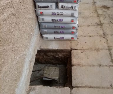 Kralupy nad Vltavou: Dodatečné zesílení základů rodinného domu